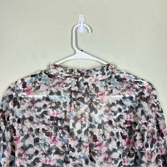 Reiss Talia Floral Blouse NO SIZE SEE MEASUREMENTS - Picture 10 of 13